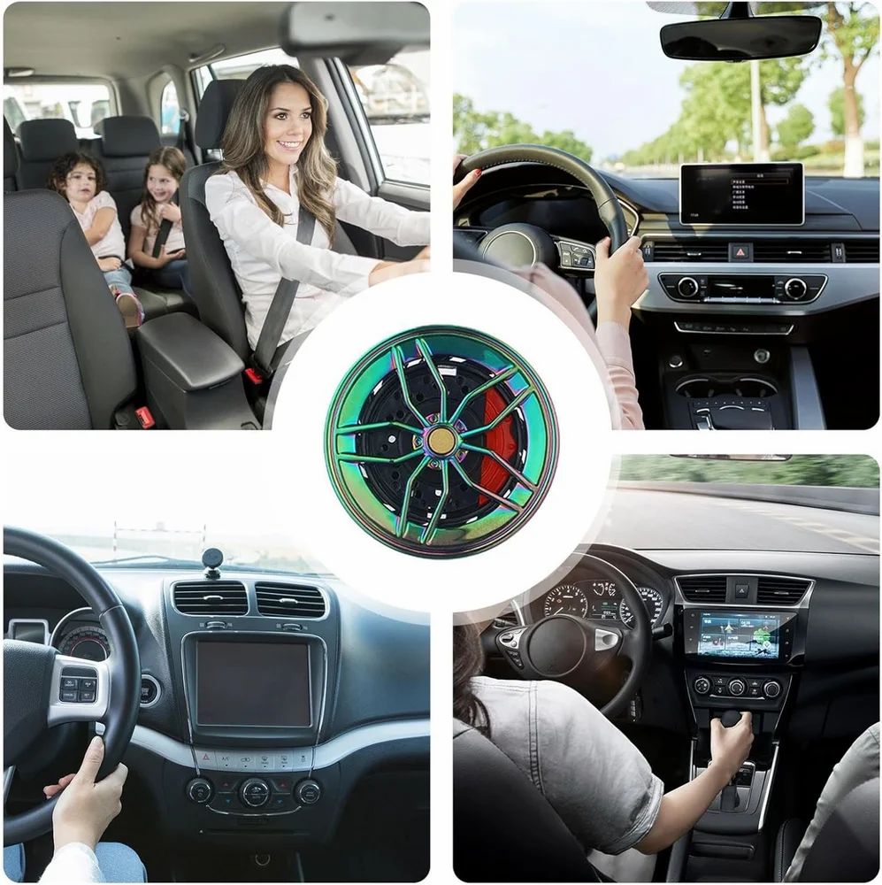 VeloSpin™ – Spinning Alloy Wheel Car Perfume