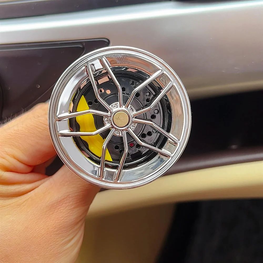VeloSpin™ – Spinning Alloy Wheel Car Perfume